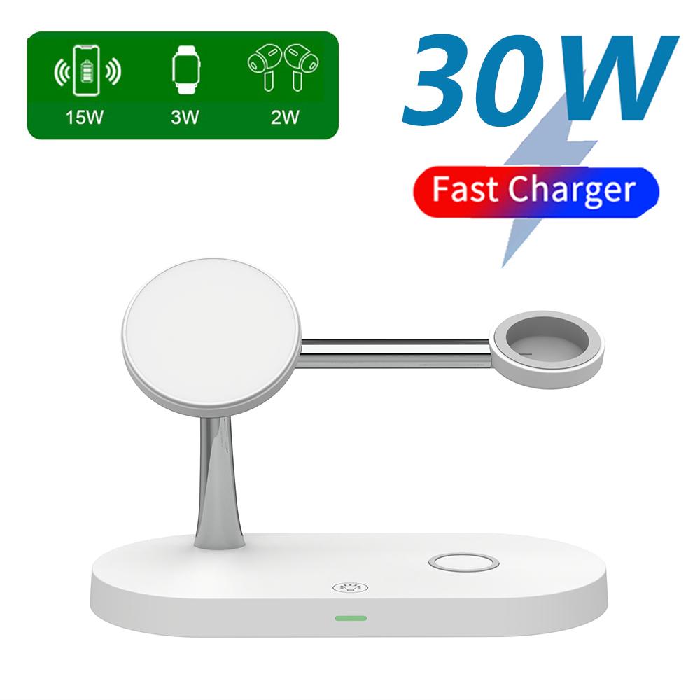 3 in 1 QI Wireless Charger For iPhone 14 13 12 Pro Max Magsafe Magnetic Fast Charging Station-PA01054-Veeddydropshipping