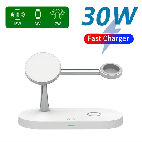 3 in 1 QI Wireless Charger For iPhone 14 13 12 Pro Max Magsafe Magnetic Fast Charging Station-PA01054-Veeddydropshipping