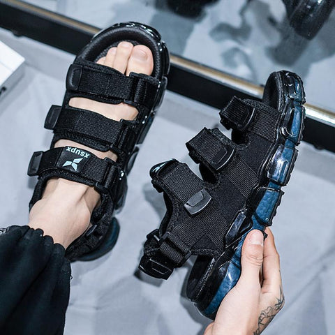 sports trend popcorn men&#39;s sandals increase temperament-BS01495-Veeddydropshipping