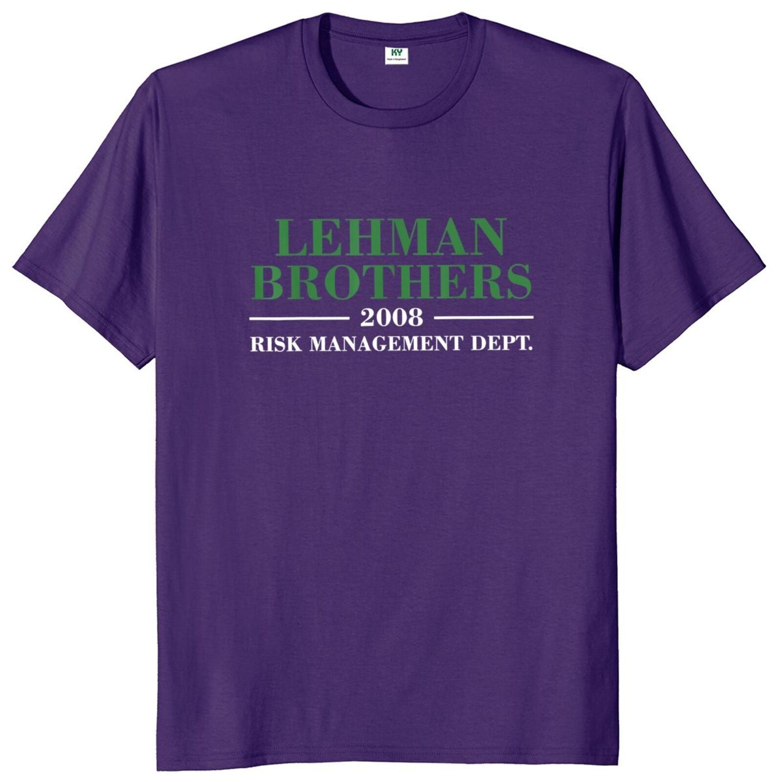 Risk Management Department T-shirt 2022 Fashion Casual Men's-Veeddydropshipping