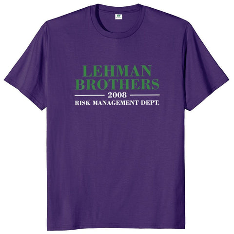 Risk Management Department T-shirt 2022 Fashion Casual Men's-Veeddydropshipping