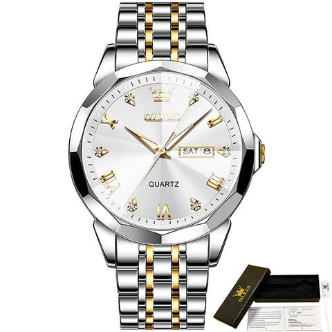 Stainless Steel Strap Waterproof Men Wristwatch Business -JW00825-Veeddydropshipping