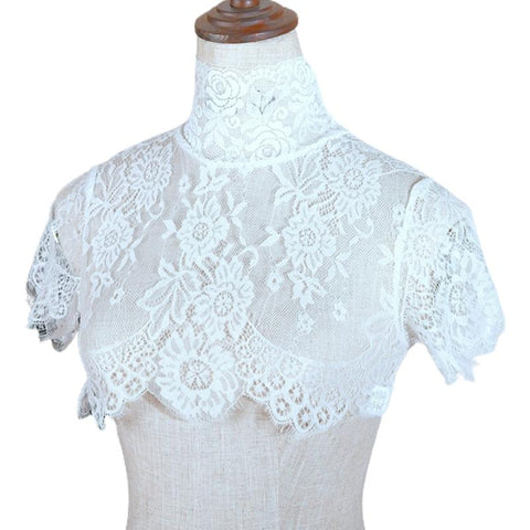 Women Fake Collar Half Shirt Blouse-WF01183-Veeddydropshipping