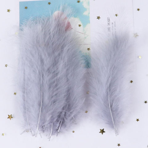 Turkey Marabou Feathers Fluffy Decorative-HA00053-Veeddydropshipping