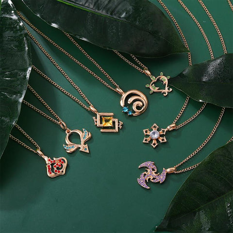 Necklace Accessories Eye of God Element Symbol  Jewelry-JW01194-Veeddydropshipping