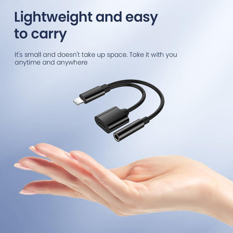 3.5mm AUX Cable Adapter For iPhone 14 13 12 Pro Charging Calling Adapte-PA00030-Veeddydropshipping
