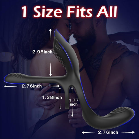 Vibrating Cock Ring Sex Toy Adult Goods For Men Ejaculation Delay Penis Extender-BH01229-Veeddydropshipping