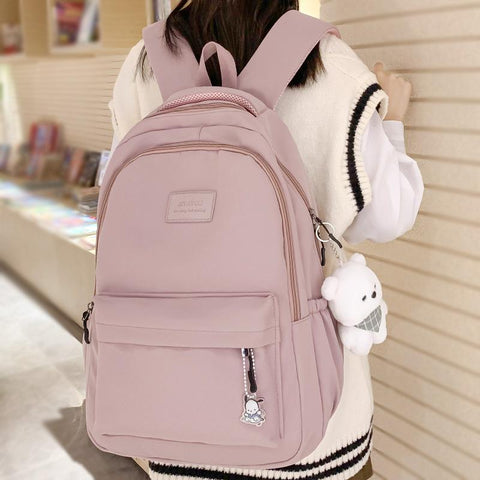 Backpack New Girl Travel Leisure School Bag Lady Nylon Cute Book-BS00042-Veeddydropshipping