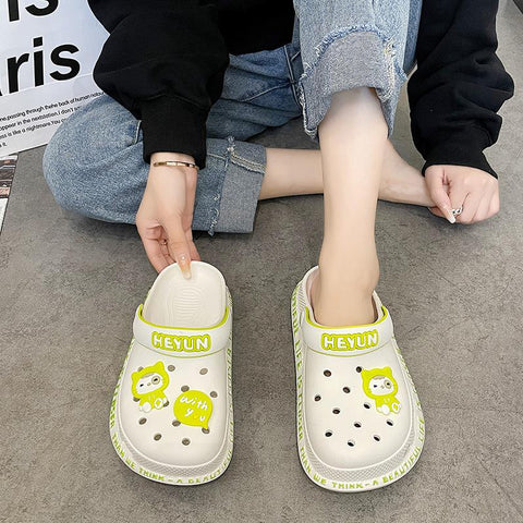 Slippers Thick Bottomed Beach Shoes Breathable-BS01198-Veeddydropshipping
