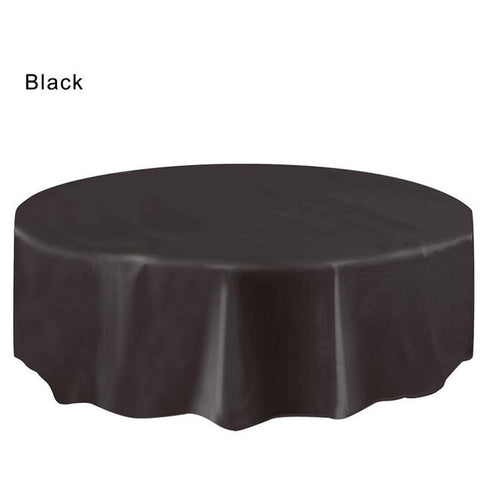 Round Reusable Tablecloth Party Wedding-HA00562-Veeddydropshipping