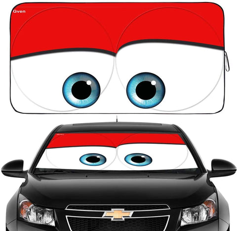Protector Evil Eyes Custom Car Sunshade Sun Shade Universal-AM00922-Veeddydropshipping