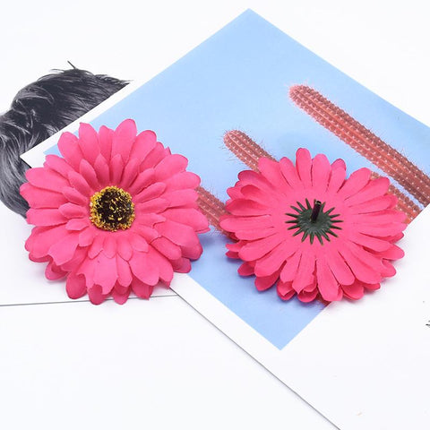 Silk Gerbera Wedding Decorative Flowers Wall-HA00708-Veeddydropshipping