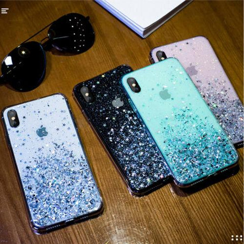 Bling Glitter Sparkle Hard Case Cover For iPhone 14 Pro Max 12 13 11 X XS XR 7 8-PA00149-Veeddydropshipping