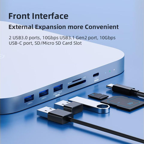 USB C Hub with HDD Enclosure docking statio-CO00060-Veeddydropshipping
