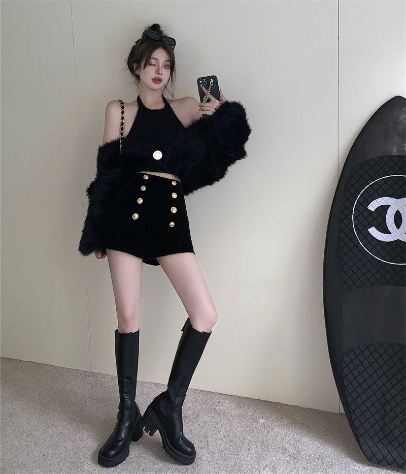Black Shorts Women Skinny Sexy-Veeddydropshipping