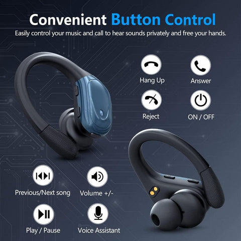 True Wireless Bluetooth Earbuds Headsets Deep Bass-Veeddydropshipping
