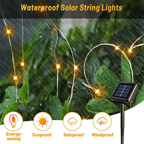 LED Solar Fairy String Lights Outdoor Festoon Lamp Waterproof 8 Modes-TI00823-Veeddydropshipping