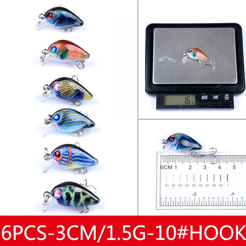 Minnow Hard Bait Kit Artificial Wobbler For Trolling Pike Crankbait Tackle Fishing -OS00315-Veeddydropshipping
