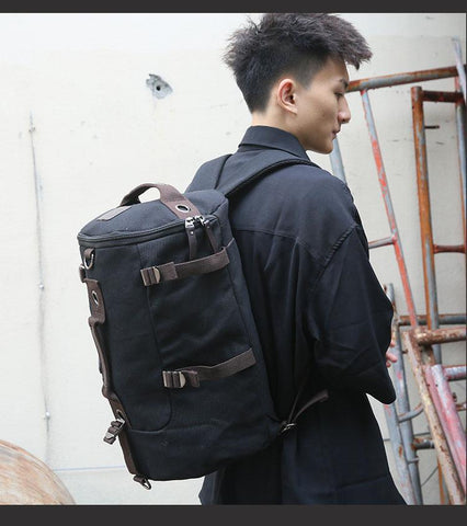 Travel Backpack High Quality Canvas Backpack Student School-BS00326-Veeddydropshipping
