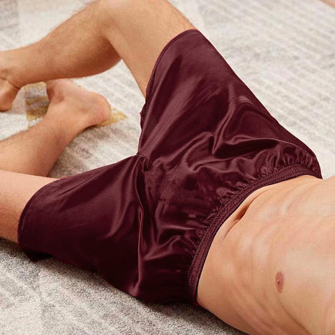 Satin Pajamas Shorts Nightwear Pyjamas Pants Sleepwear Bottoms-MF01622-Veeddydropshipping