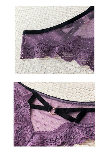 Lace Sexy Seamless T-pants Underwear-WF00835-Veeddydropshipping
