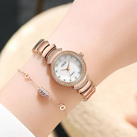 Luxury Waterproof Stainless Steel Bracelet Watch for Women,-JW01091-Veeddydropshipping