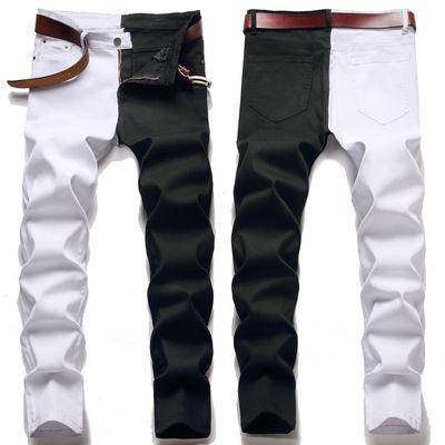 American style fashion stitching two-color blue and black-MF00439-Veeddydropshipping