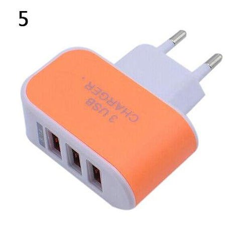 News Arrival 3.1A Triple USB Port Home Travel AC Charger Adapter -CE00130-Veeddydropshipping