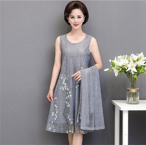 Cardigan Women Party Midi Dresses-WF00065-Veeddydropshipping