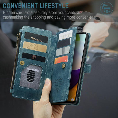 Wallet Case for Samsung Galaxy S22 Ultra S21 FE S20 S10 Plus-PA00203-Veeddydropshipping