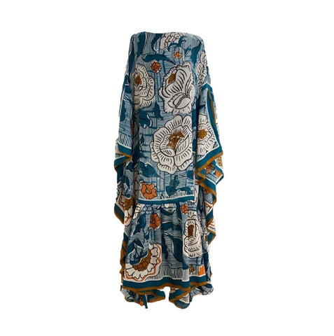 Oversize Traditional Muslim Maxi Dress-WF01702-Veeddydropshipping