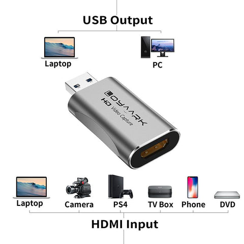 Video Capture Card HDMI 1080p 60fps Game Capture Device Cam Link-CO00091-Veeddydropshipping