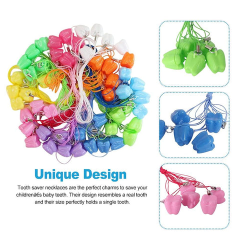 50pcs/Pack Baby Tooth Box Organizer Baby Milk Tooth Fairy Box Tooth-TB00763-Veeddydropshipping