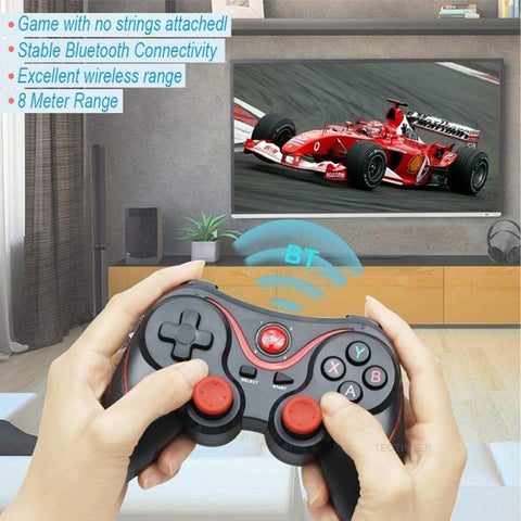 Support Bluetooth T3 Wireless Joystick Gamepad PC Game Controller -CE01347-Veeddydropshipping