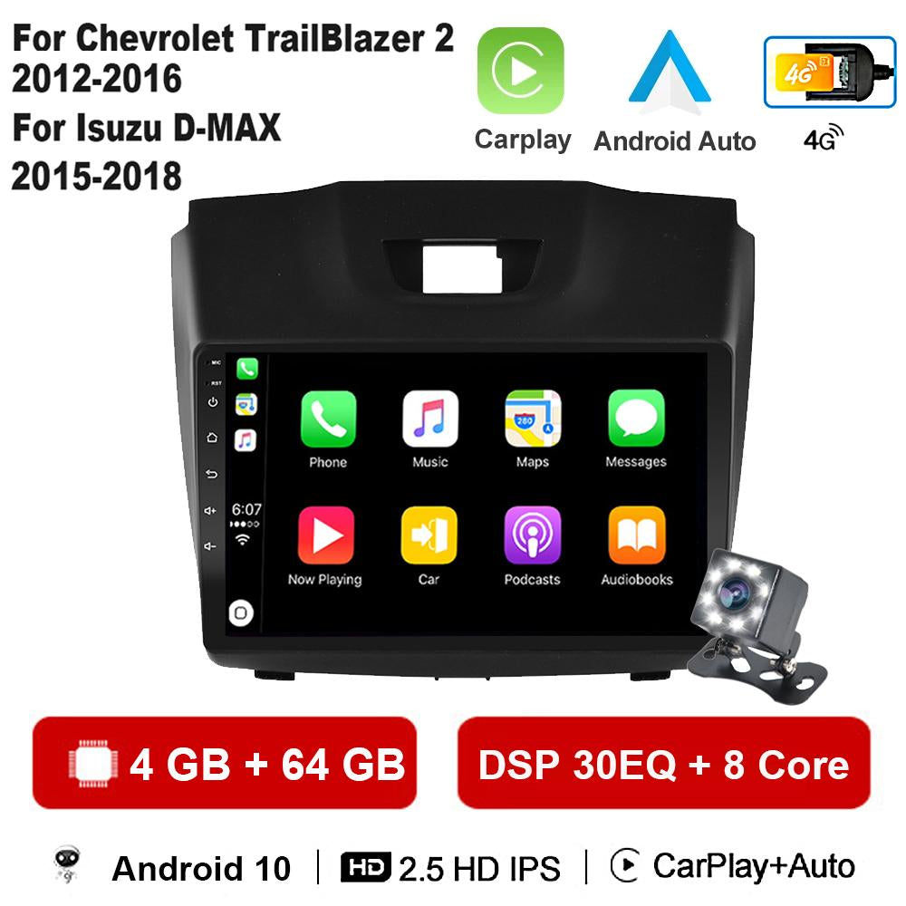 Android 10 Car Radio For Chevrolet TrailBlazer 2012 - 2016 S-10 S10-AM00655-Veeddydropshipping