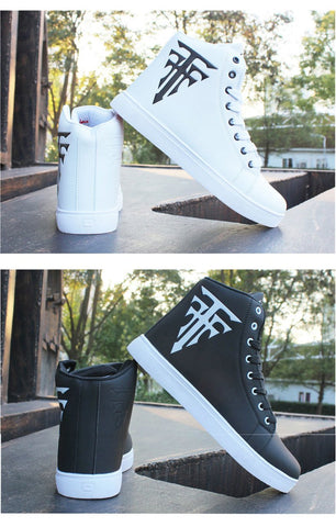 Male Comfortable High Top Shoes Men Autumn Spring-BS01373-Veeddydropshipping