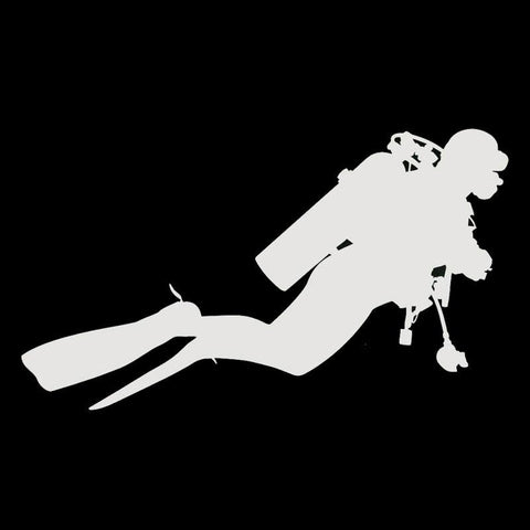 Diving Vinyl Car Stickers Personality Accessories Black-AM00955-Veeddydropshipping