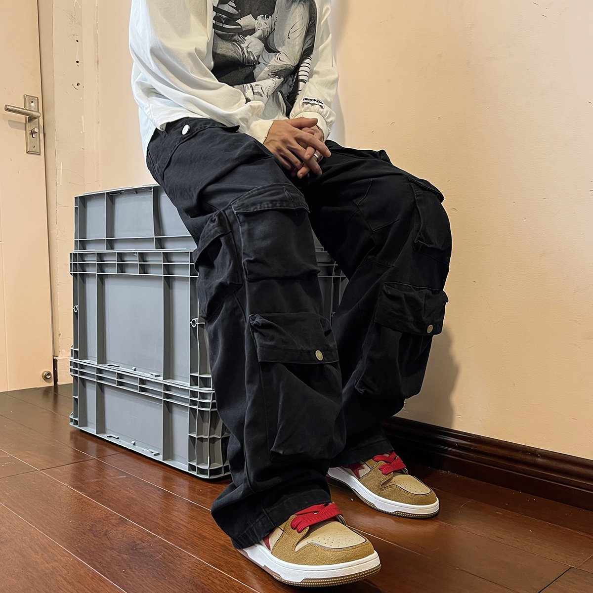 Tooling Pant Harajuku Men's Vintage Loose