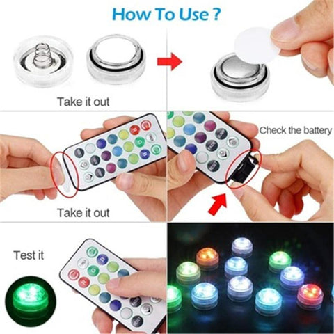 Waterproof Multi Color Submersible LED Lights Underwater Night Lamp-TI00981-Veeddydropshipping