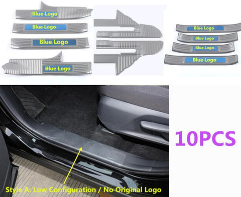 Stainless Steel Pedal Door Sill Scuff Plate Exterior Inner Threshold-AM00092-Veeddydropshipping
