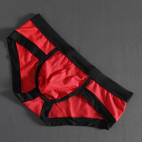 Bikini Penis Big Pouch Panties Low Rise Bulge Underwear Short-MF01487-Veeddydropshipping