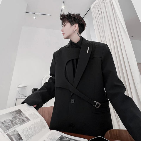Casual Suit Coat Autumn New Men Fashion Handsome-MF01300-Veeddydropshipping