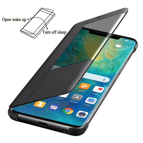 Auto Sleep Wake Up Phone Case for Huawei Mate 20 Pro Mate20 Lite X Mate10 Smart-PA00268-Veeddydropshipping