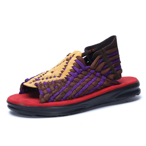 Men Women Beach Outdoor Mens Casual Woven Shoes-BS01546-Veeddydropshipping