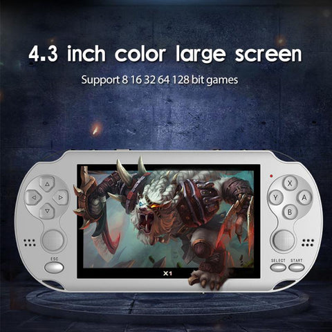 X1 Game Console 4.3-inch Game Player Nostalgic Classic Dual-Shake Gaming -CE01427-Veeddydropshipping