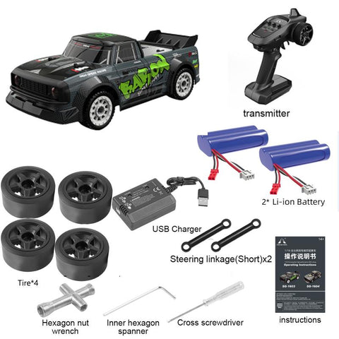 SG 1604 1603 1601 1/16 30km/h 2.4G 4WD Drift Car LED Light Drift On-Road-TB01446-Veeddydropshipping