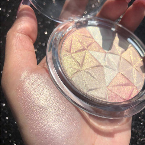 Makeup Highlighter Palette Bronzer Shimmer Glitter-BH00699-Veeddydropshipping
