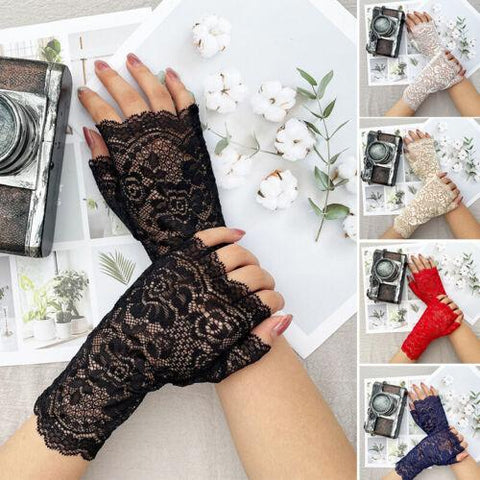Women Sexy Lace Gloves Ladies-WF01085-Veeddydropshipping