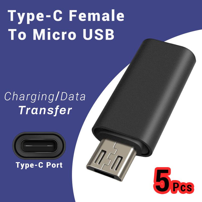 USB Type C Female To Micro USB Male Connector Charger Adapter-Veeddydropshipping