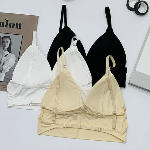 Women Camisole Vest Backless Top Bra-WF00881-Veeddydropshipping